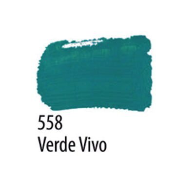 TINTA PVA 37ML ACRILEX VERDE VIVO 558