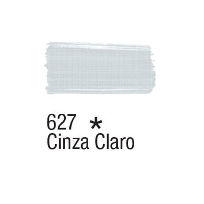 TINTA TECIDO ACRILEX 37ML CINZA CLARO 627