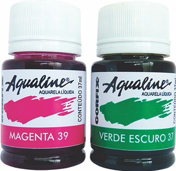 Aqualine Aquarela Líquida (37ml) - 24 cores