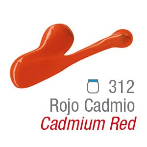 TINTA ACRYLIC COLORS 20ML VERMELHO DE CADMIO 312