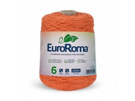 BARBANTE EUROROMA COLORIDO 4/6 600G 610M LARANJA