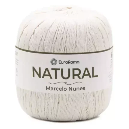 Barbante EuroRoma Natural Marcelo Nunes CRU N.6 8/12 700g