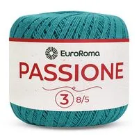 LINHA PASSIONE EUROROMA 150g 400 Metros VERDE AGUA ESCURO