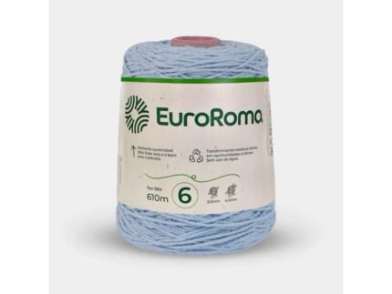 BARBANTE EUROROMA COLORIDO 4/6 600G 610M AZUL BEBE